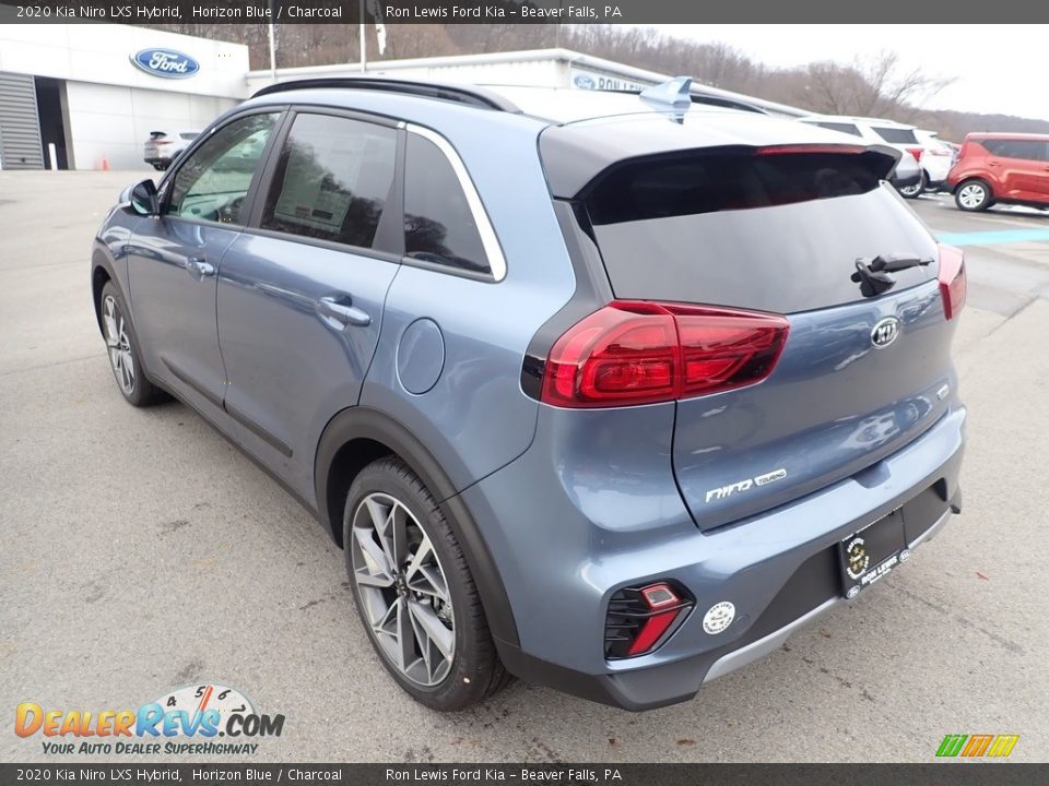 2020 Kia Niro LXS Hybrid Horizon Blue / Charcoal Photo #7
