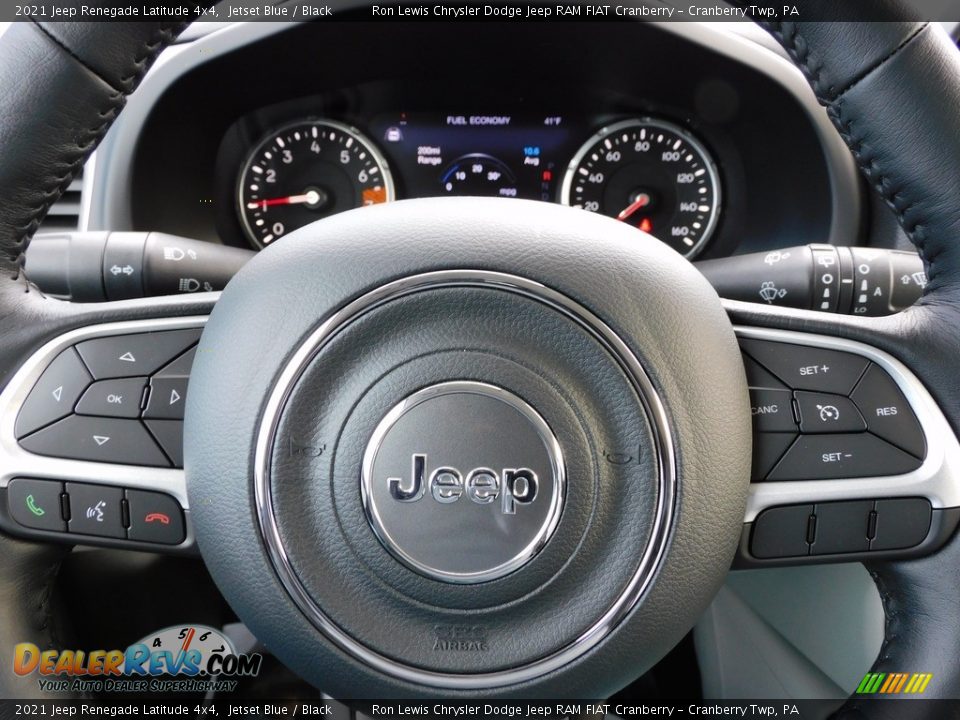 2021 Jeep Renegade Latitude 4x4 Steering Wheel Photo #19