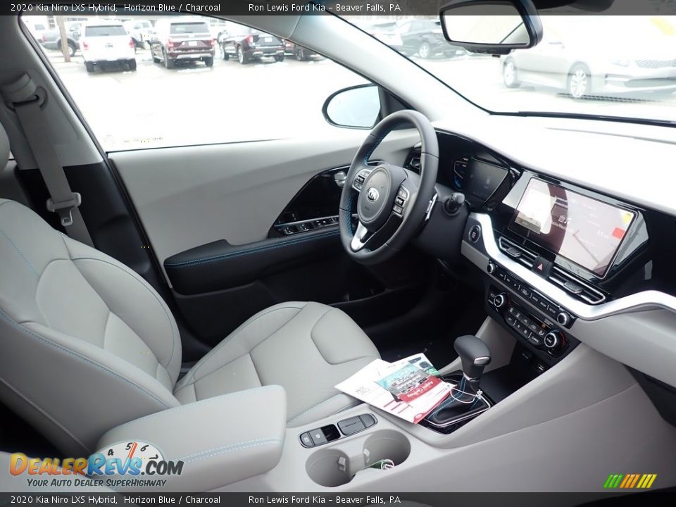 2020 Kia Niro LXS Hybrid Horizon Blue / Charcoal Photo #11