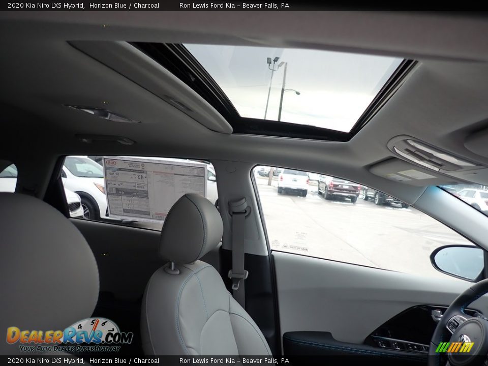 2020 Kia Niro LXS Hybrid Horizon Blue / Charcoal Photo #12