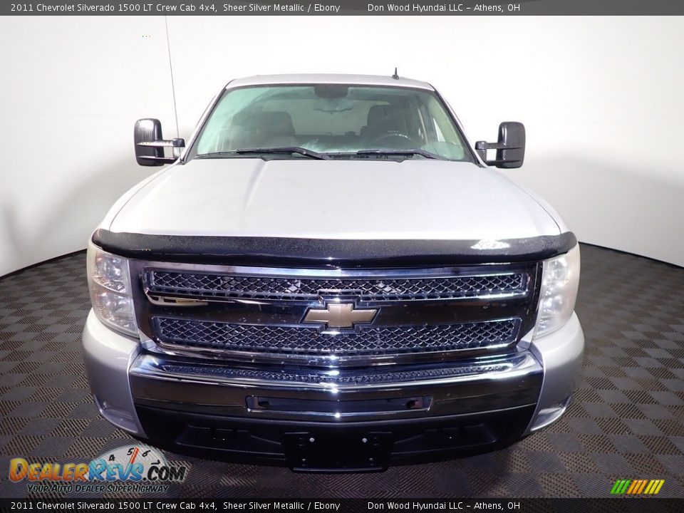 2011 Chevrolet Silverado 1500 LT Crew Cab 4x4 Sheer Silver Metallic / Ebony Photo #4