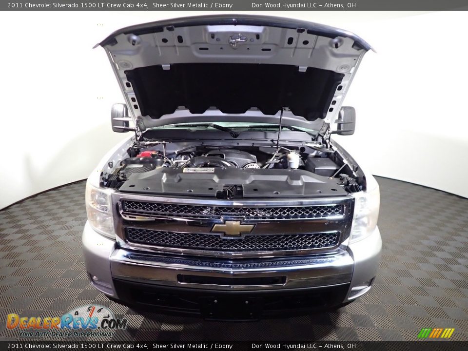 2011 Chevrolet Silverado 1500 LT Crew Cab 4x4 Sheer Silver Metallic / Ebony Photo #5