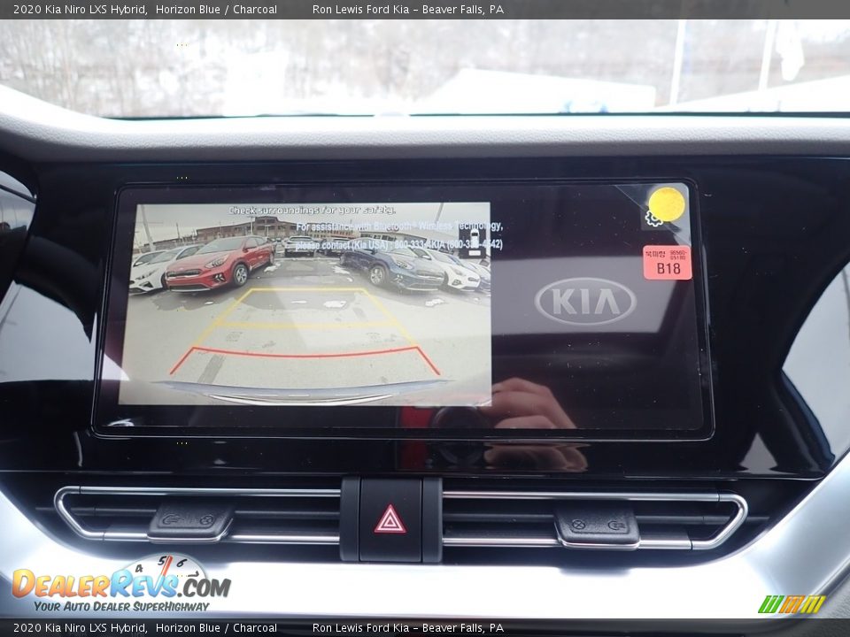 2020 Kia Niro LXS Hybrid Horizon Blue / Charcoal Photo #18