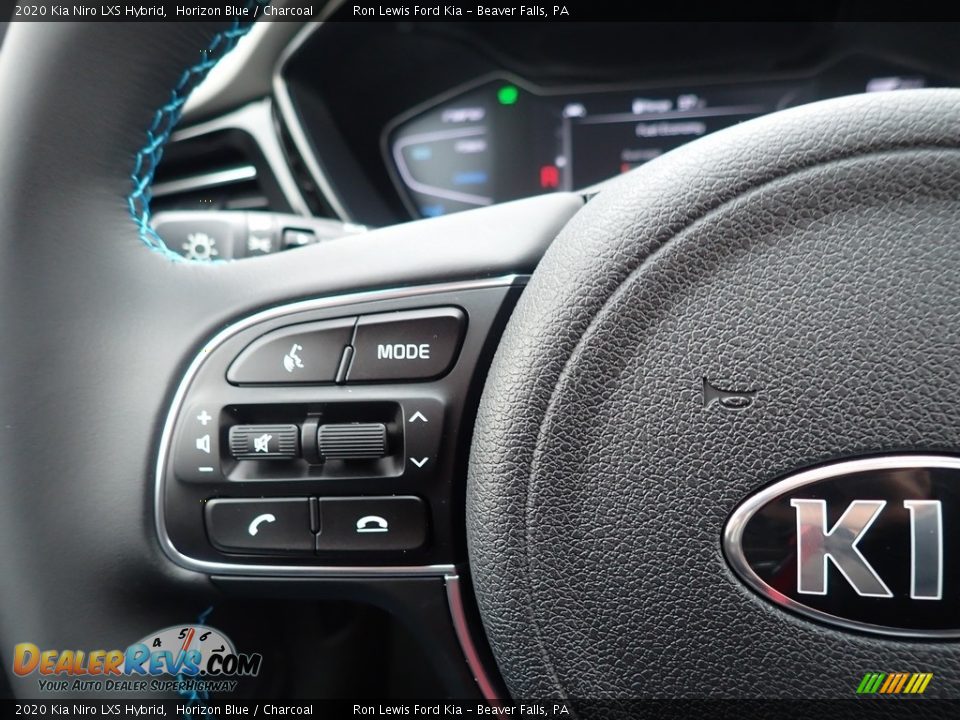 2020 Kia Niro LXS Hybrid Horizon Blue / Charcoal Photo #20