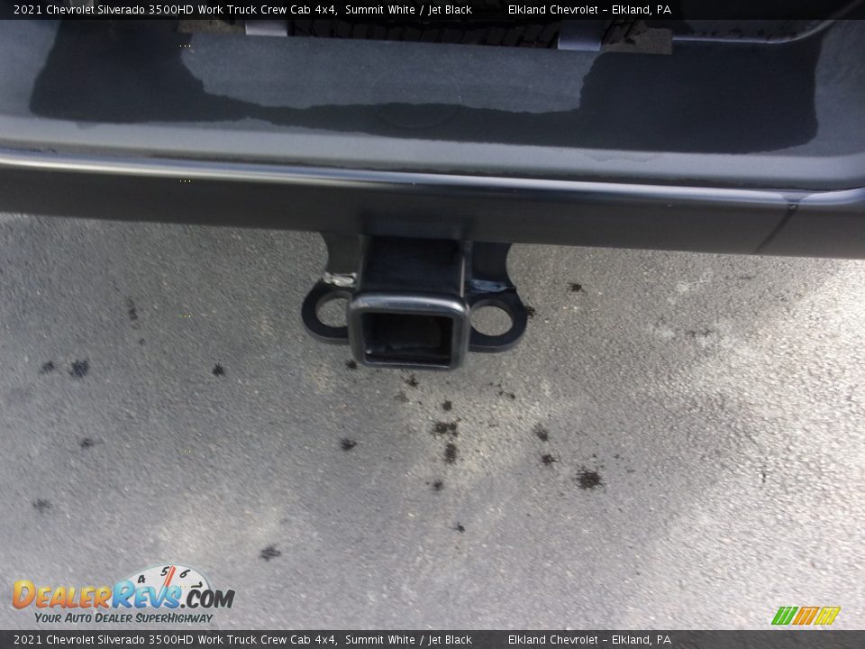 2021 Chevrolet Silverado 3500HD Work Truck Crew Cab 4x4 Summit White / Jet Black Photo #11