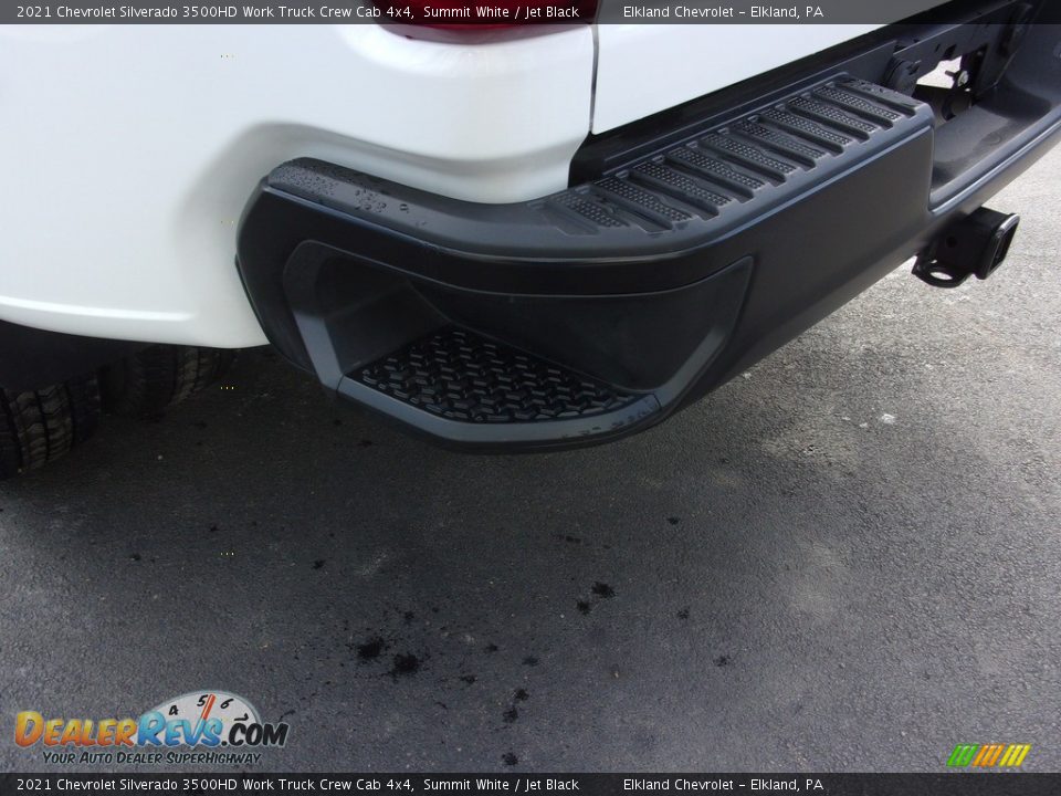 2021 Chevrolet Silverado 3500HD Work Truck Crew Cab 4x4 Summit White / Jet Black Photo #12