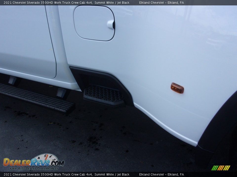 2021 Chevrolet Silverado 3500HD Work Truck Crew Cab 4x4 Summit White / Jet Black Photo #14