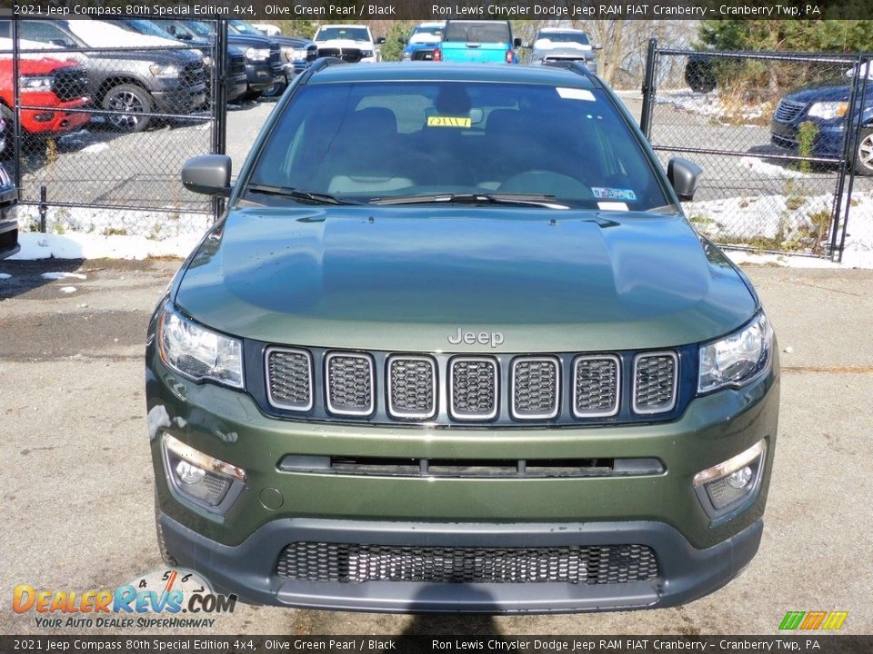 2021 Jeep Compass 80th Special Edition 4x4 Olive Green Pearl / Black Photo #2