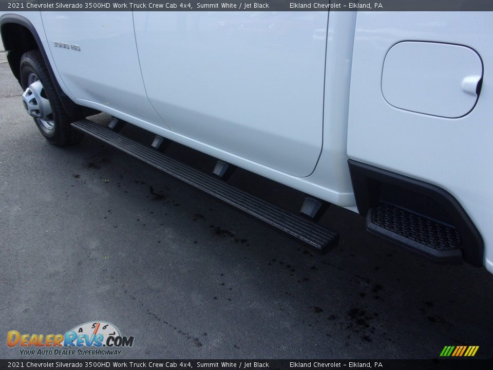 2021 Chevrolet Silverado 3500HD Work Truck Crew Cab 4x4 Summit White / Jet Black Photo #15