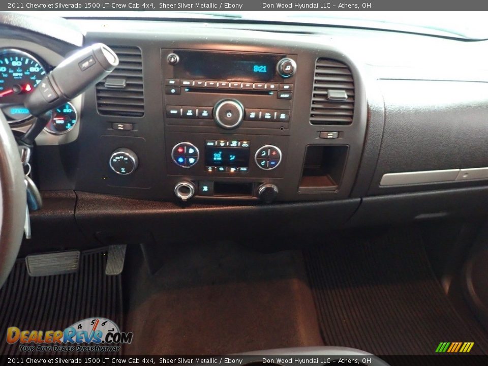 2011 Chevrolet Silverado 1500 LT Crew Cab 4x4 Sheer Silver Metallic / Ebony Photo #28