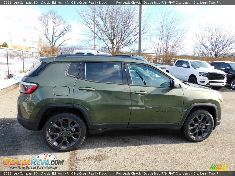 2021 Jeep Compass 80th Special Edition 4x4 Olive Green Pearl / Black Photo #4