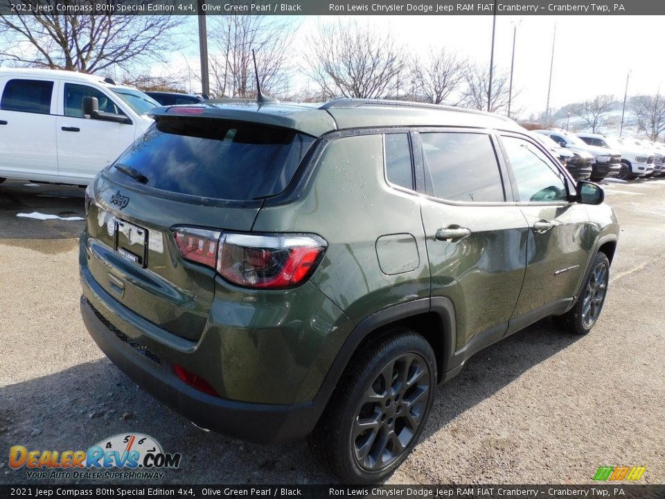 2021 Jeep Compass 80th Special Edition 4x4 Olive Green Pearl / Black Photo #5