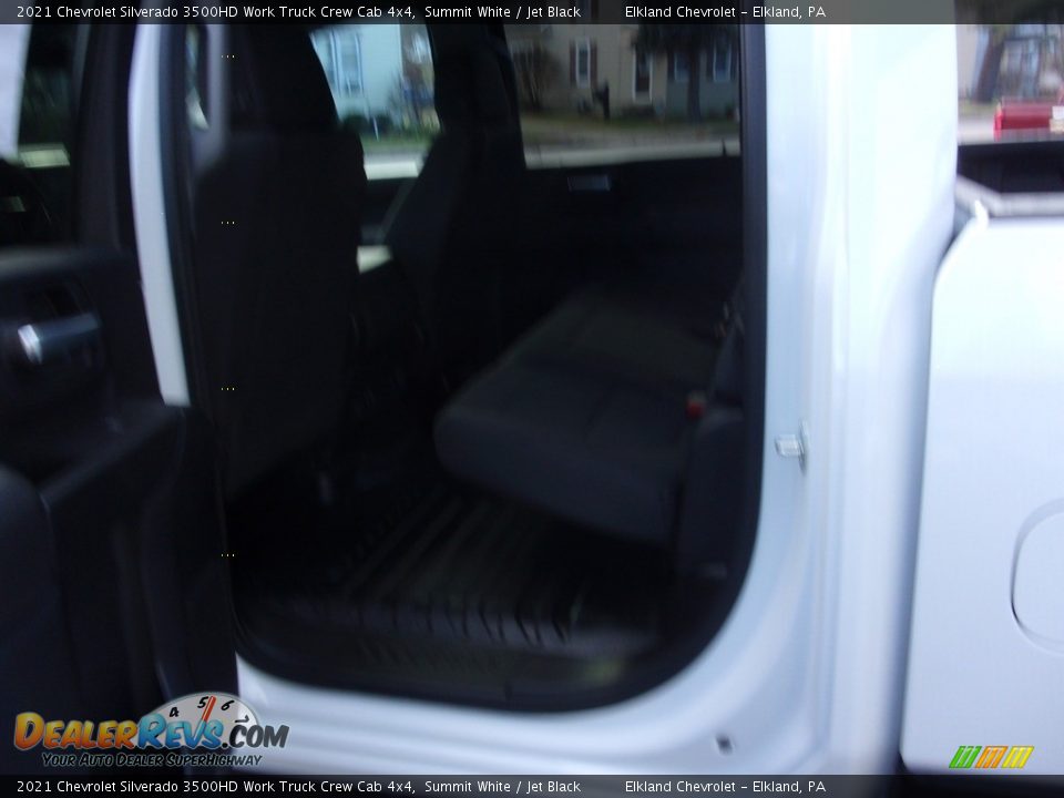 2021 Chevrolet Silverado 3500HD Work Truck Crew Cab 4x4 Summit White / Jet Black Photo #18