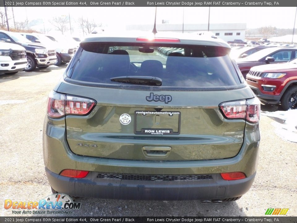 2021 Jeep Compass 80th Special Edition 4x4 Olive Green Pearl / Black Photo #6
