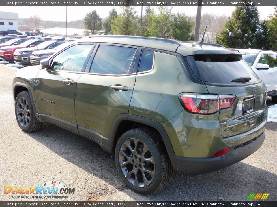 2021 Jeep Compass 80th Special Edition 4x4 Olive Green Pearl / Black Photo #8