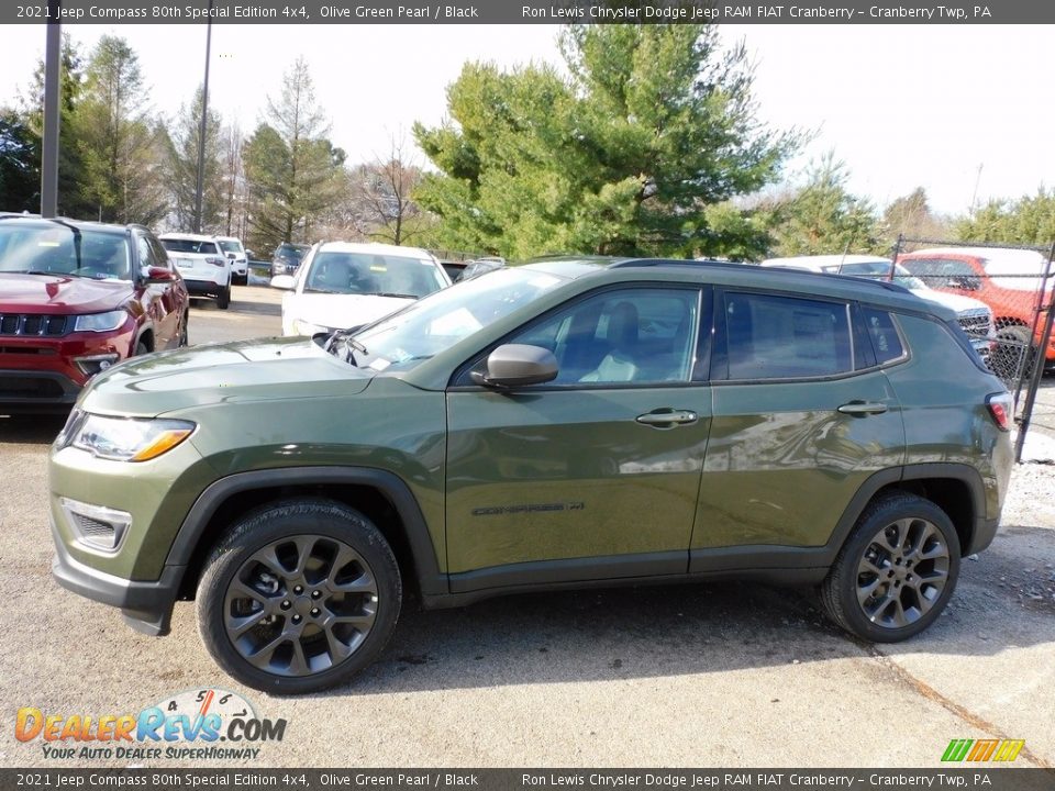 Olive Green Pearl 2021 Jeep Compass 80th Special Edition 4x4 Photo #9