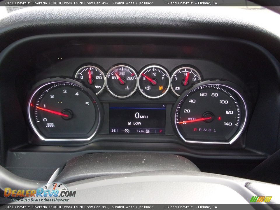 2021 Chevrolet Silverado 3500HD Work Truck Crew Cab 4x4 Summit White / Jet Black Photo #21