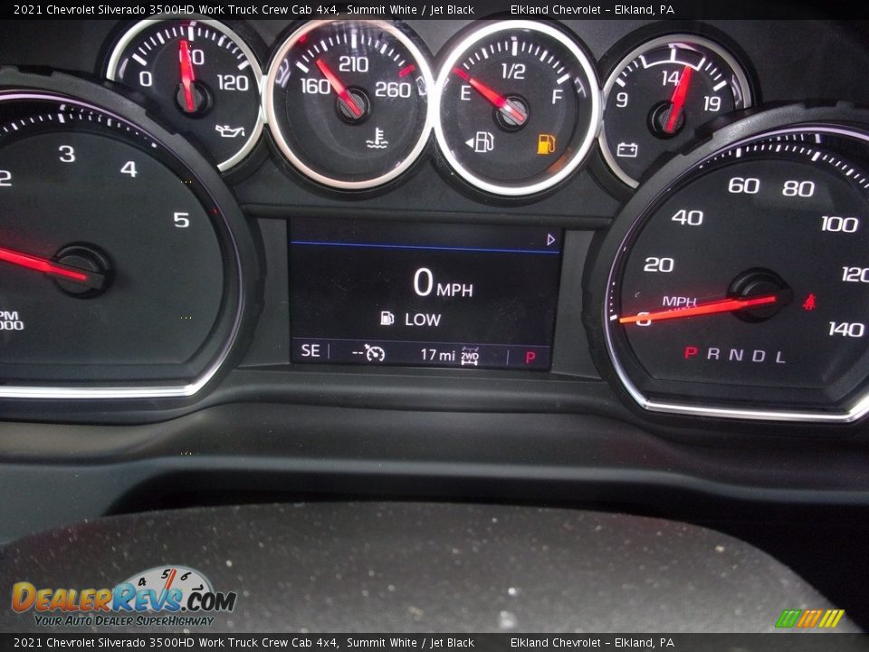2021 Chevrolet Silverado 3500HD Work Truck Crew Cab 4x4 Summit White / Jet Black Photo #22