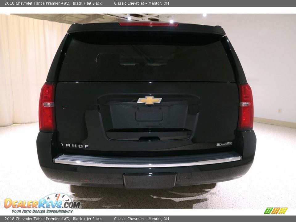 2018 Chevrolet Tahoe Premier 4WD Black / Jet Black Photo #29