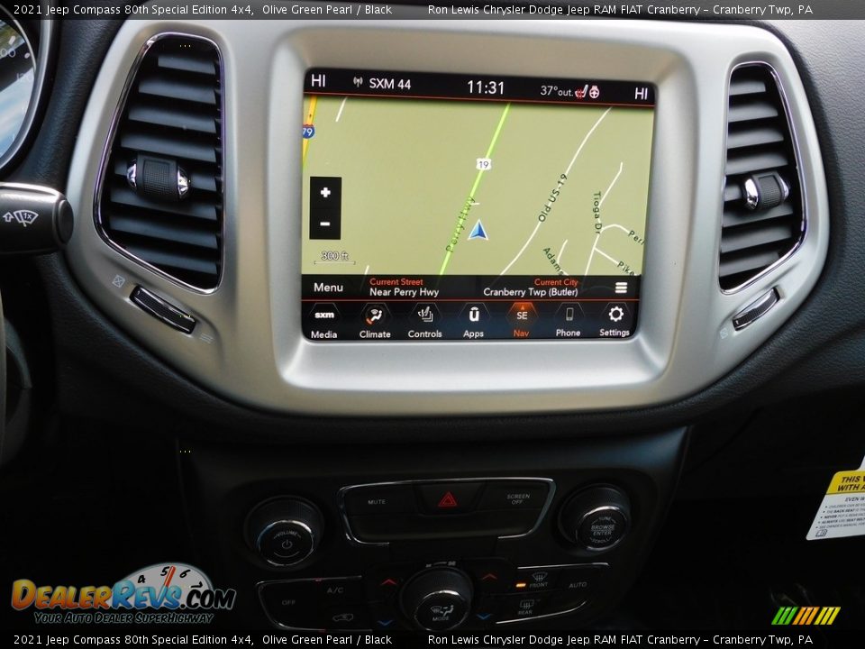 Navigation of 2021 Jeep Compass 80th Special Edition 4x4 Photo #15