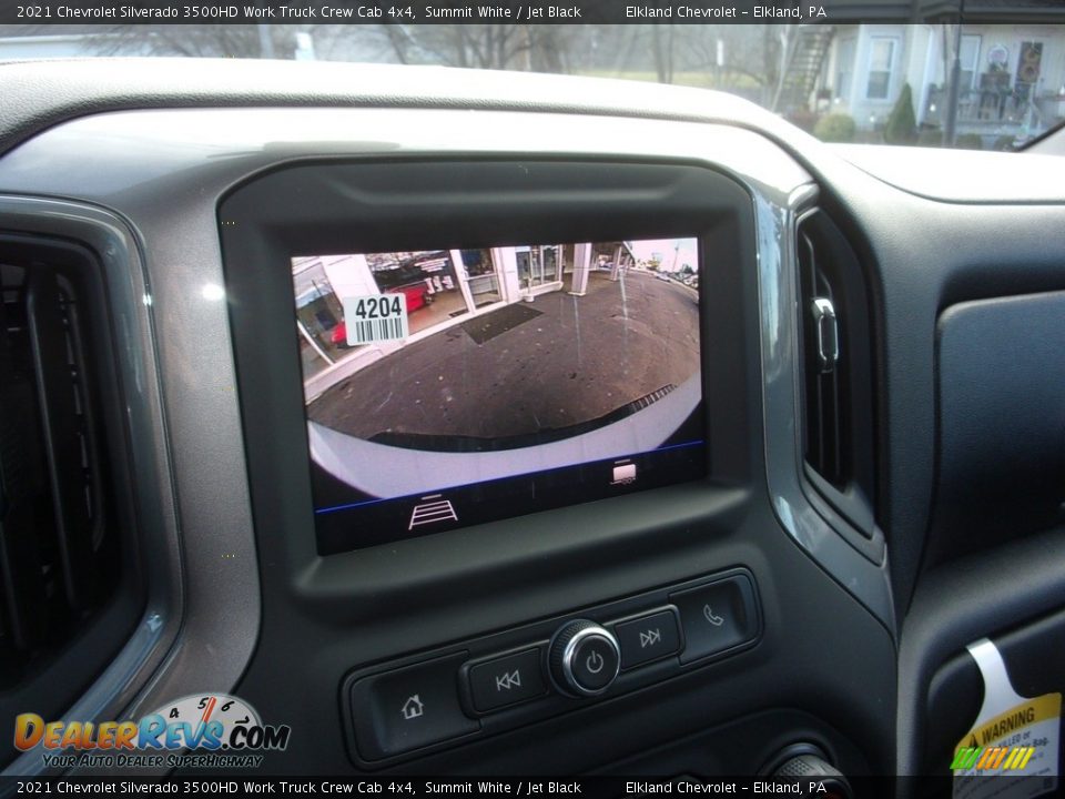 2021 Chevrolet Silverado 3500HD Work Truck Crew Cab 4x4 Summit White / Jet Black Photo #28