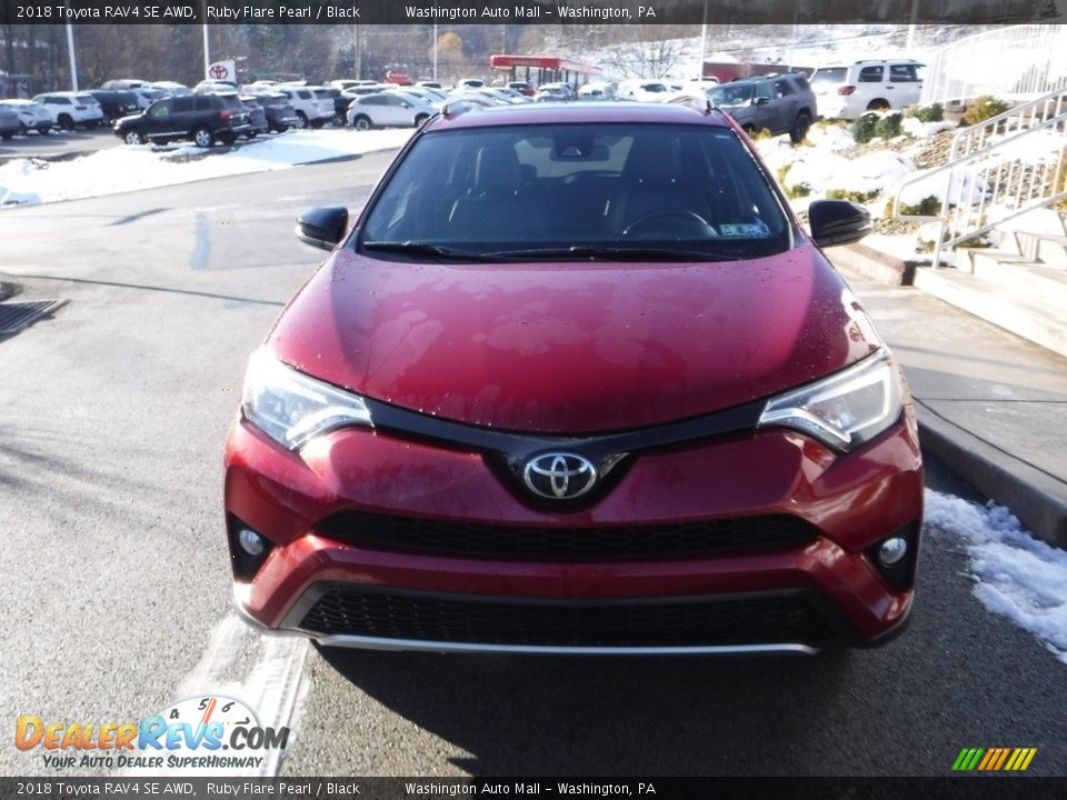 2018 Toyota RAV4 SE AWD Ruby Flare Pearl / Black Photo #11