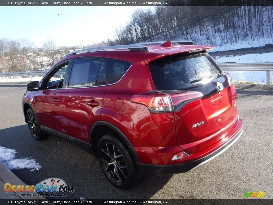 2018 Toyota RAV4 SE AWD Ruby Flare Pearl / Black Photo #13