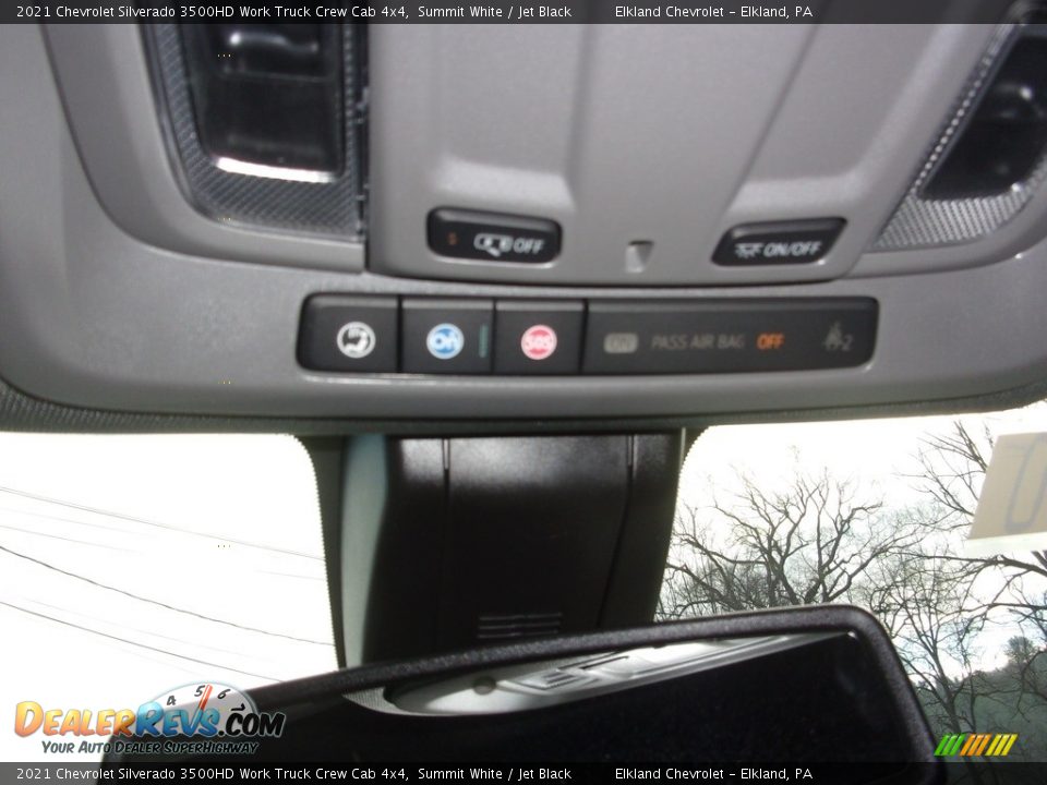 2021 Chevrolet Silverado 3500HD Work Truck Crew Cab 4x4 Summit White / Jet Black Photo #31