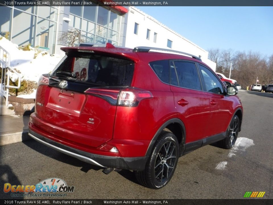 2018 Toyota RAV4 SE AWD Ruby Flare Pearl / Black Photo #15