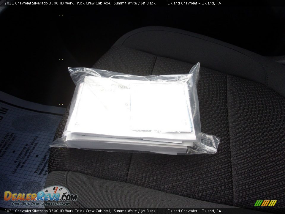 2021 Chevrolet Silverado 3500HD Work Truck Crew Cab 4x4 Summit White / Jet Black Photo #33