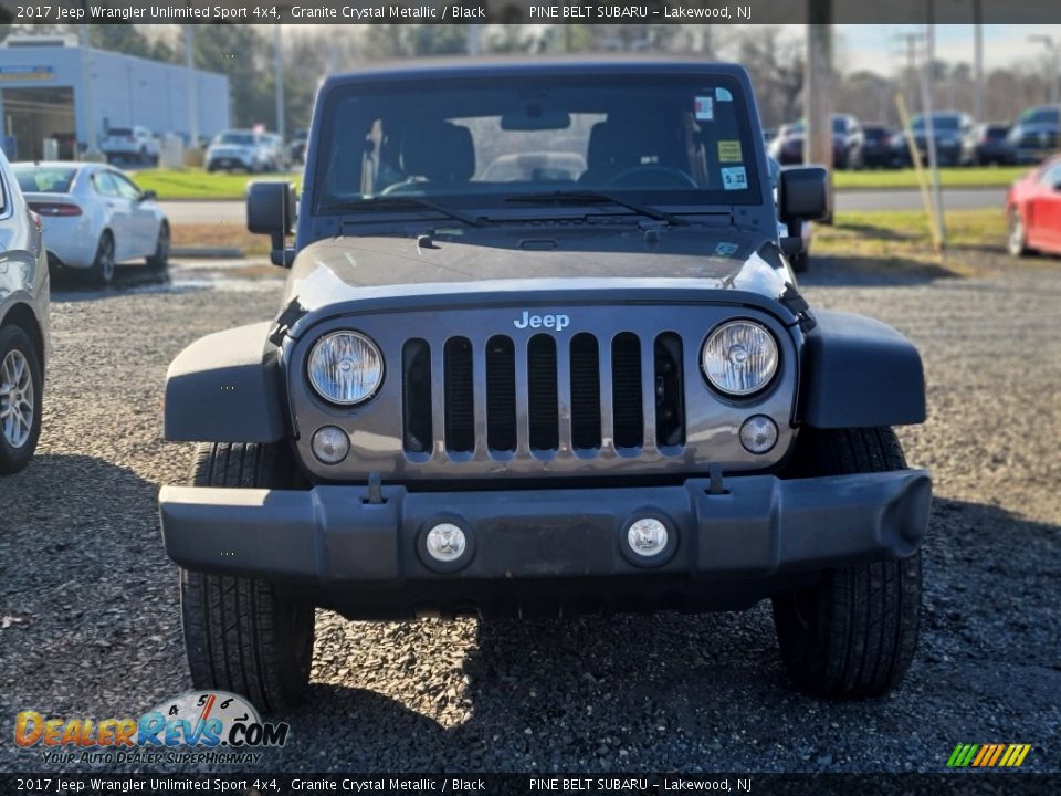 2017 Jeep Wrangler Unlimited Sport 4x4 Granite Crystal Metallic / Black Photo #2