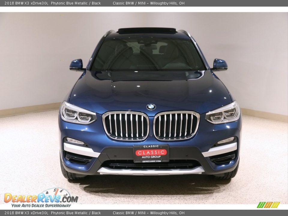 2018 BMW X3 xDrive30i Phytonic Blue Metallic / Black Photo #2