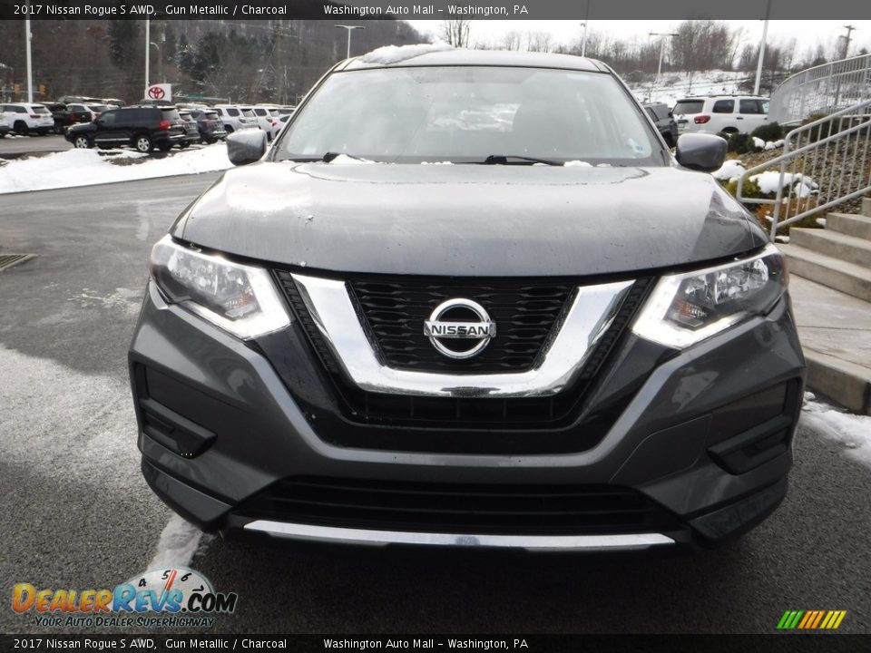 2017 Nissan Rogue S AWD Gun Metallic / Charcoal Photo #8