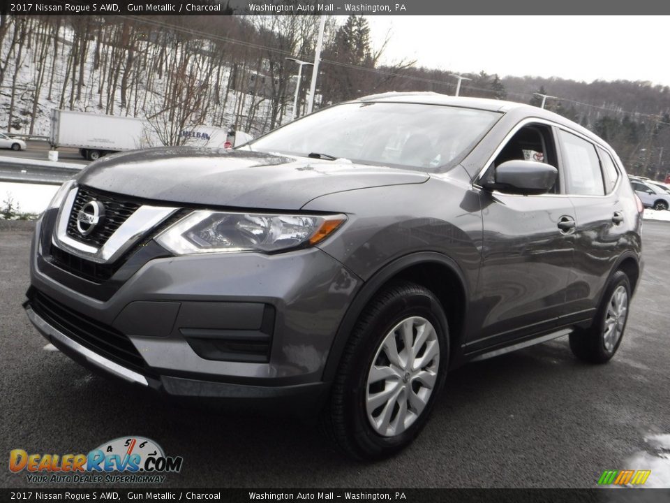 2017 Nissan Rogue S AWD Gun Metallic / Charcoal Photo #9