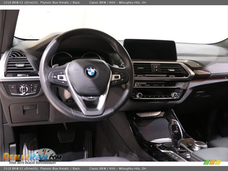 2018 BMW X3 xDrive30i Phytonic Blue Metallic / Black Photo #6