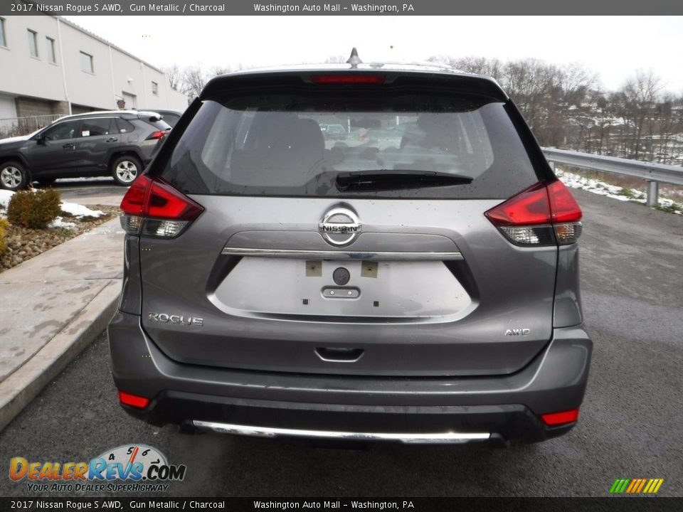 2017 Nissan Rogue S AWD Gun Metallic / Charcoal Photo #12