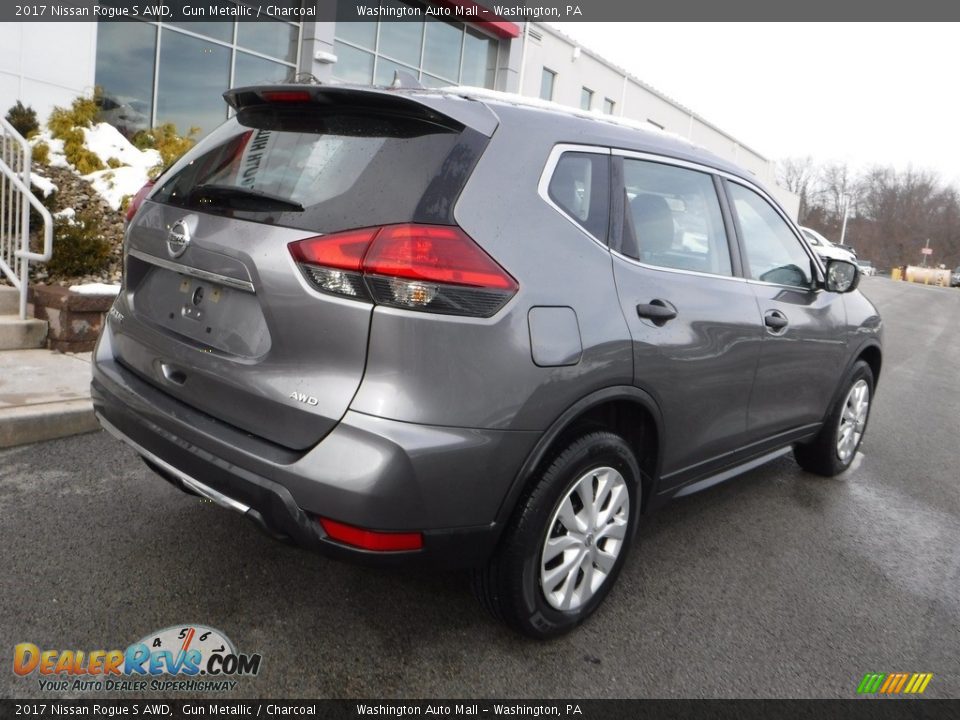 2017 Nissan Rogue S AWD Gun Metallic / Charcoal Photo #13