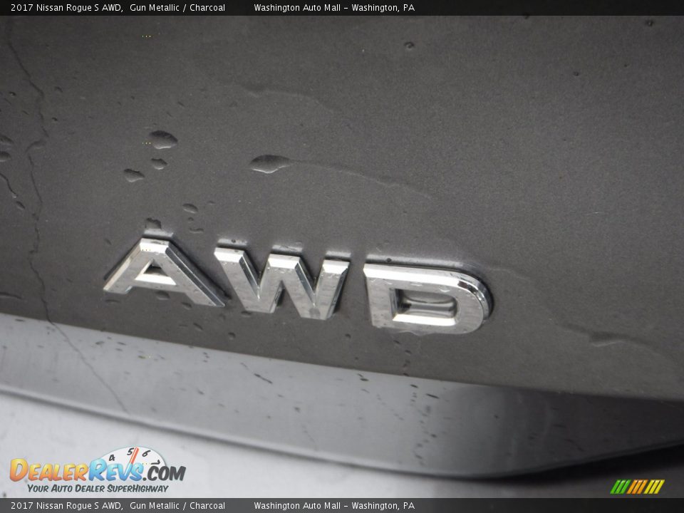 2017 Nissan Rogue S AWD Gun Metallic / Charcoal Photo #14