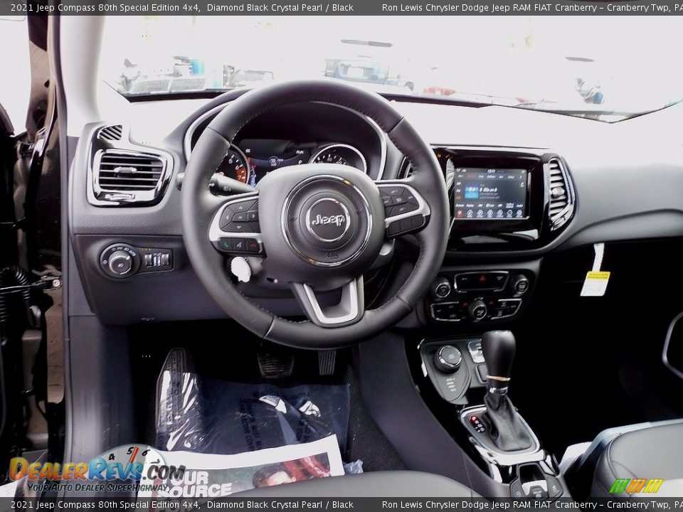 Dashboard of 2021 Jeep Compass 80th Special Edition 4x4 Photo #14
