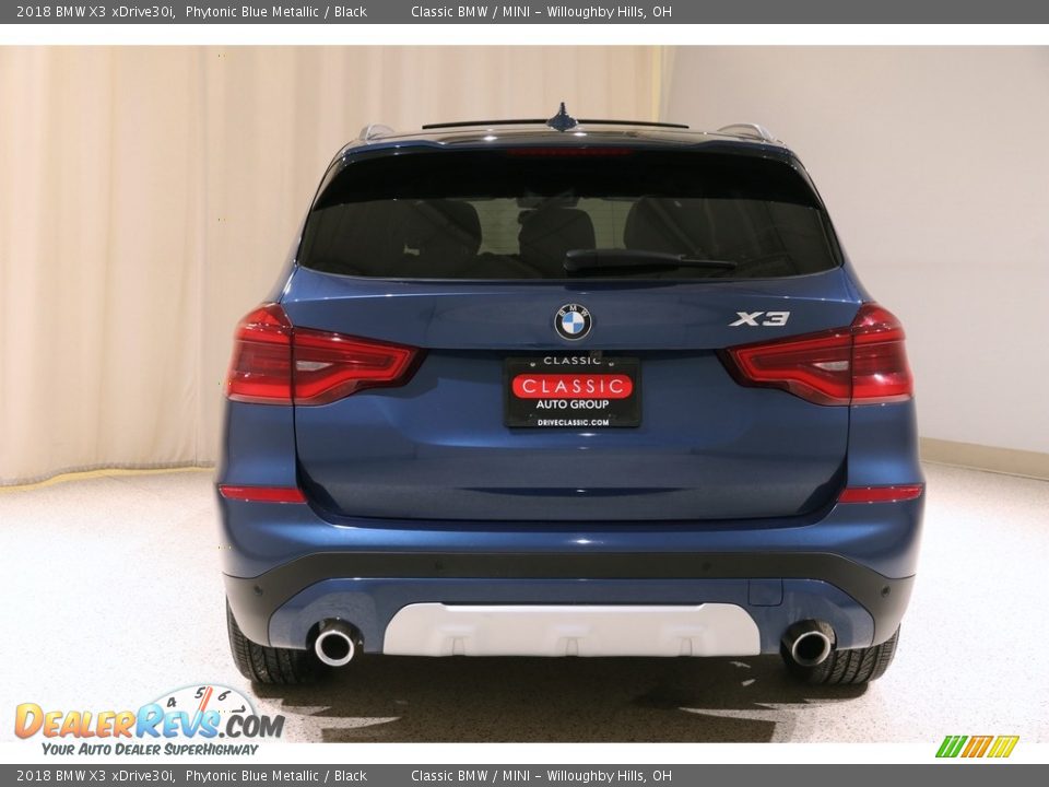 2018 BMW X3 xDrive30i Phytonic Blue Metallic / Black Photo #22