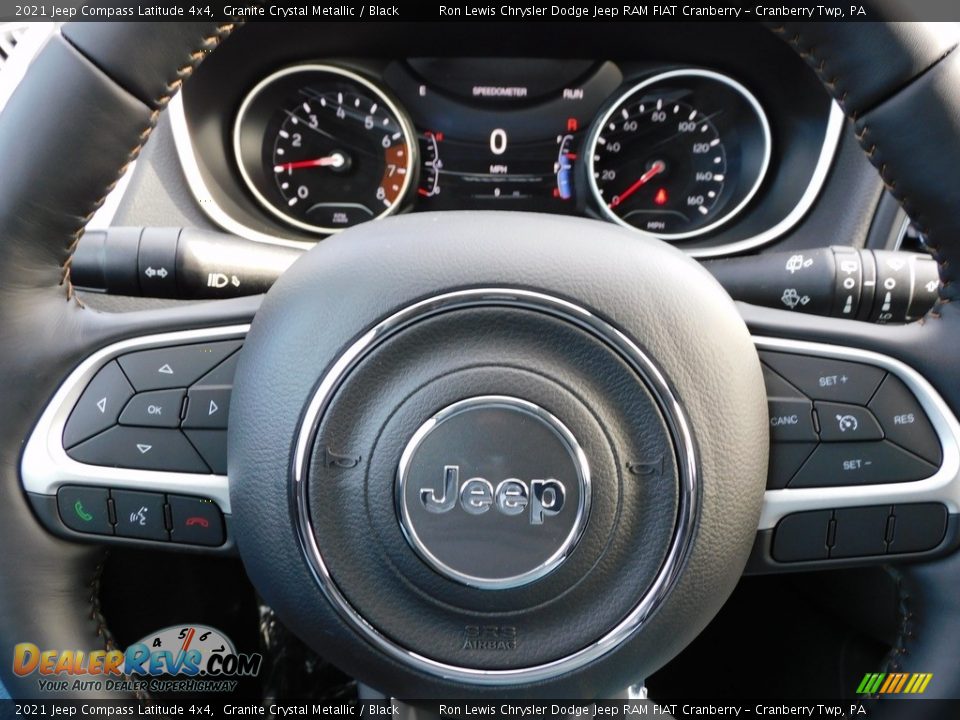 2021 Jeep Compass Latitude 4x4 Steering Wheel Photo #19