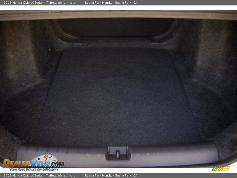 2018 Honda Civic LX Sedan Taffeta White / Ivory Photo #21