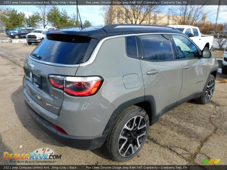 2021 Jeep Compass Limited 4x4 Sting-Gray / Black Photo #5