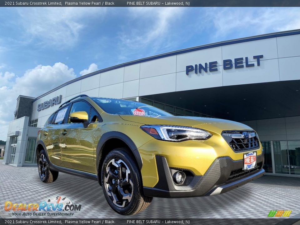 2021 Subaru Crosstrek Limited Plasma Yellow Pearl / Black Photo #1