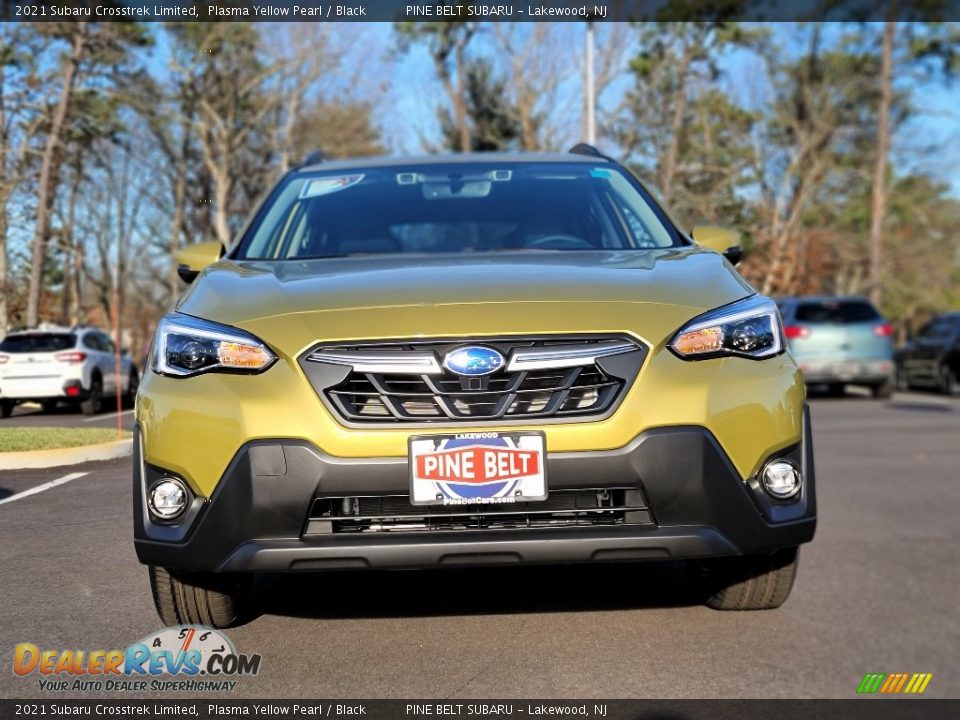 2021 Subaru Crosstrek Limited Plasma Yellow Pearl / Black Photo #3