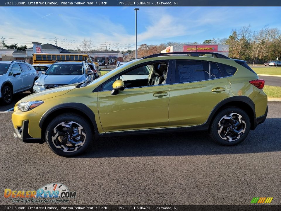 2021 Subaru Crosstrek Limited Plasma Yellow Pearl / Black Photo #4