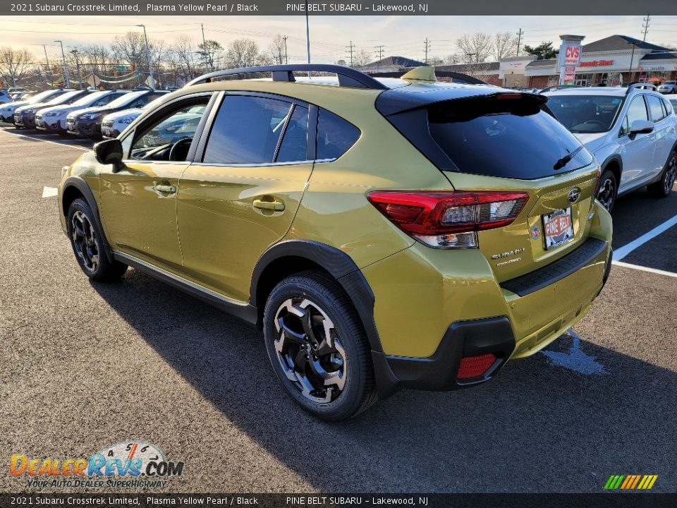 2021 Subaru Crosstrek Limited Plasma Yellow Pearl / Black Photo #6