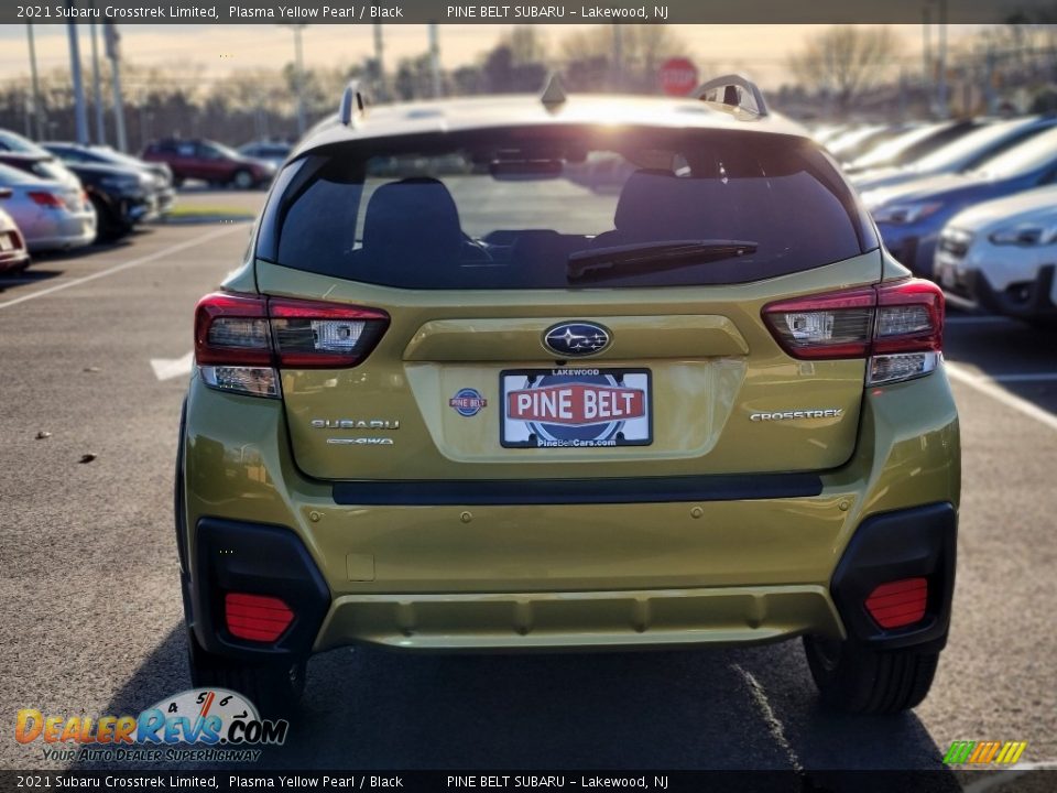 2021 Subaru Crosstrek Limited Plasma Yellow Pearl / Black Photo #7