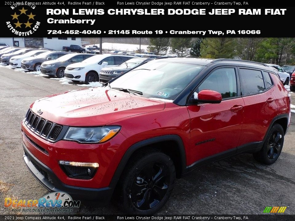 2021 Jeep Compass Altitude 4x4 Redline Pearl / Black Photo #1