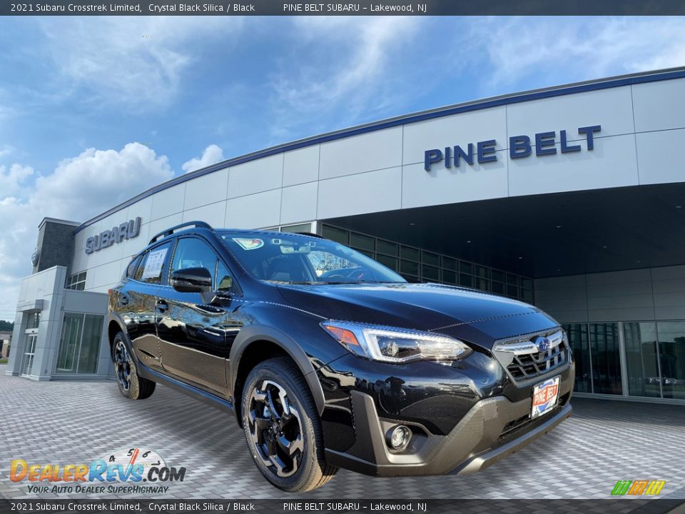 2021 Subaru Crosstrek Limited Crystal Black Silica / Black Photo #1